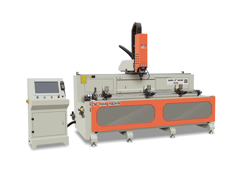 ZSSD-CNC-2400 Aluminum Profile Double Axis CNC Drilling and Milling Machine