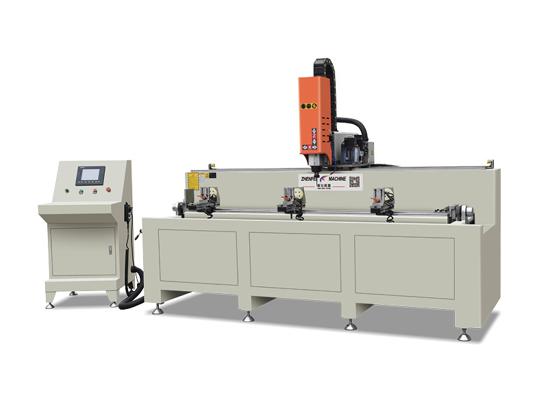 ZSD-CNC-2400 CNC drilling and milling machine for aluminum profiles
