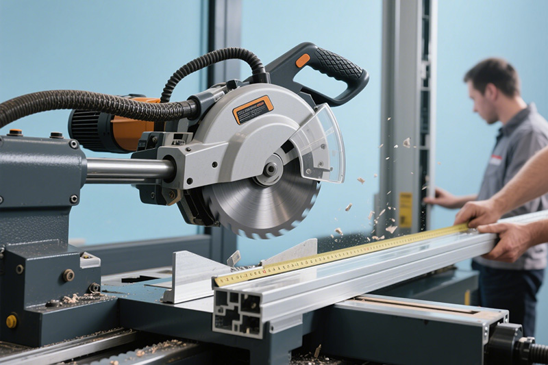 Broken bridge aluminum door and window processing equipment, door and window processing equipment ww